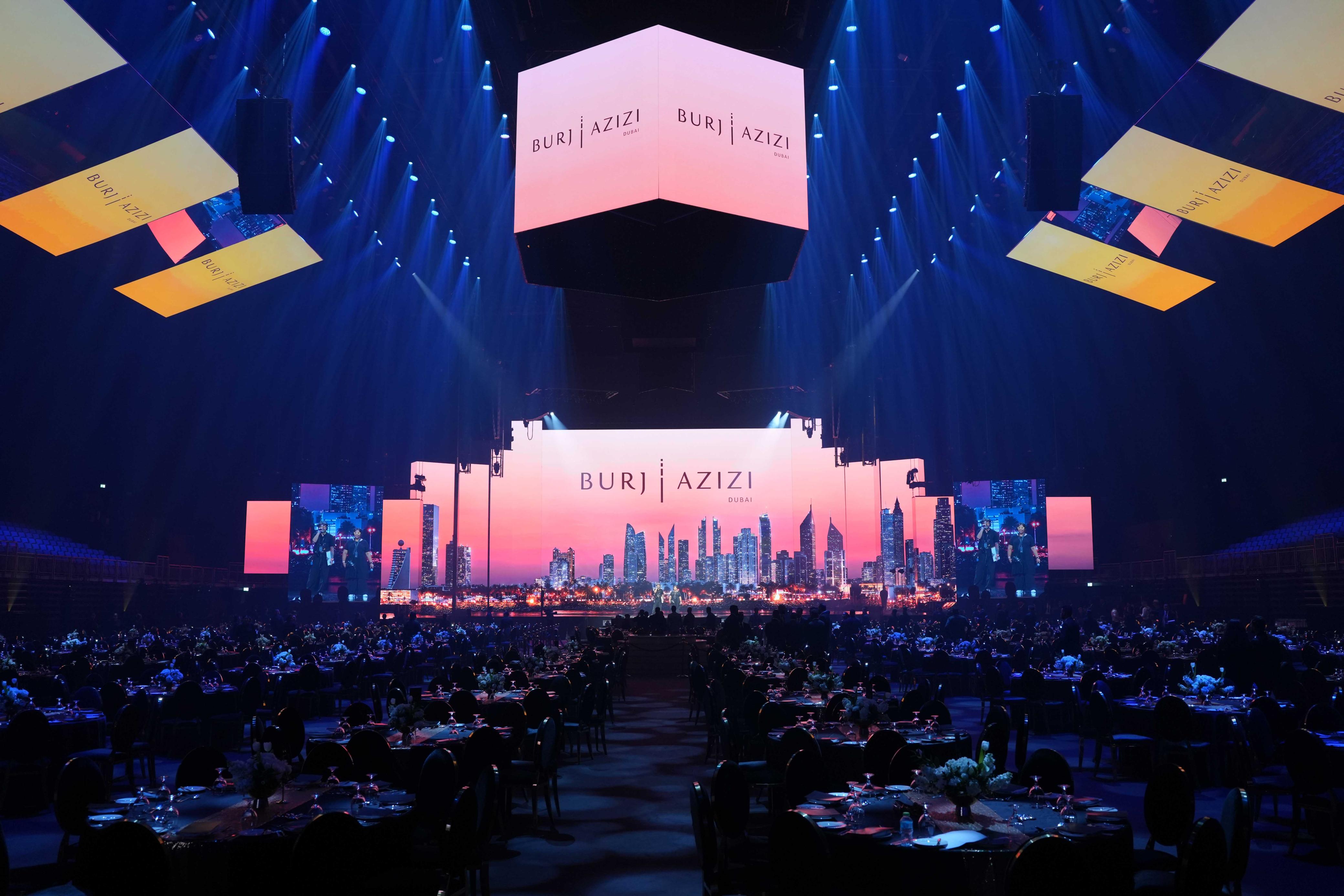 Burj Azizi gala stage