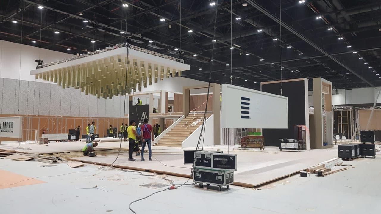Exhibition build by DeSIGNATURE